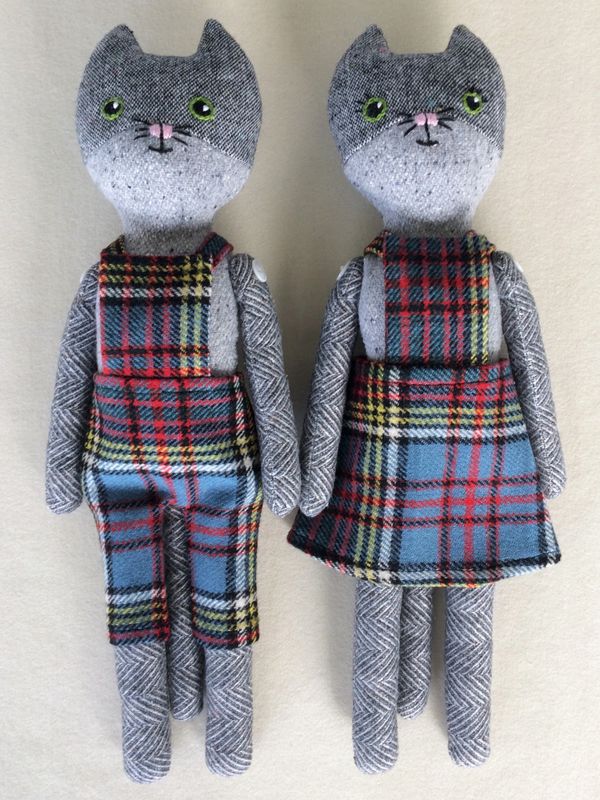 Barnigjen symønster Katt