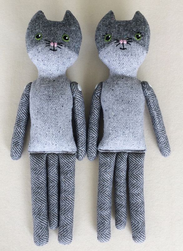 Barnigjen symønster Katt