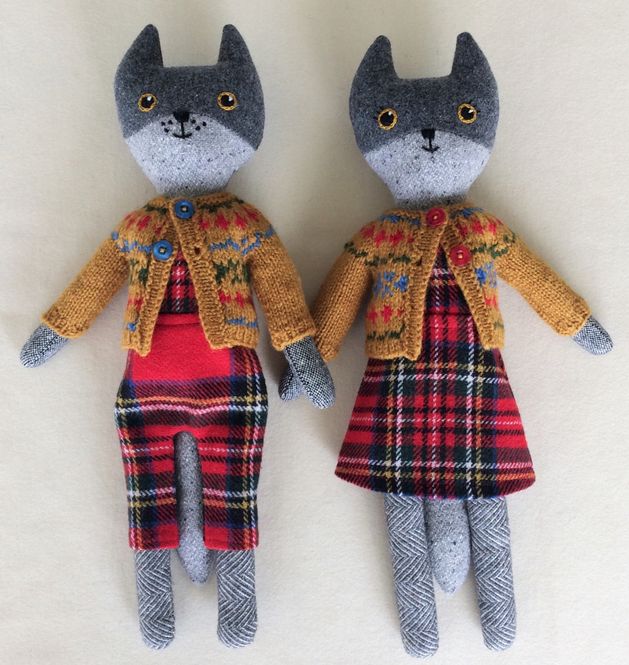 Hovedbilde Barnigjen symønster Ulv