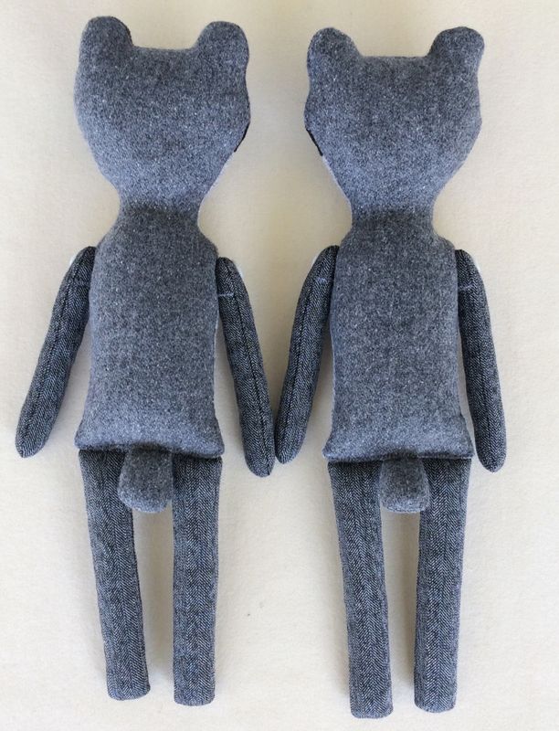 Barnigjen symønster Brillebjørn