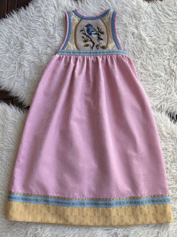 SOLGT Festdrakt Astrid rosa/blå/gul