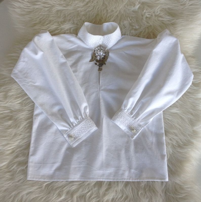 Mønster festdraktskjorte Truls og Trine