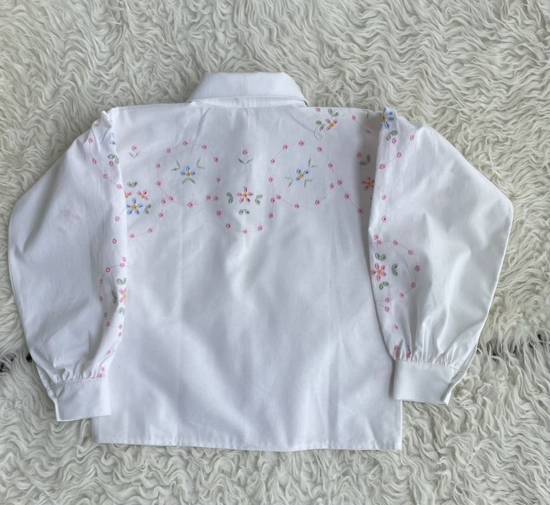 X SOLGT Festdraktskjorte Trine pasteller