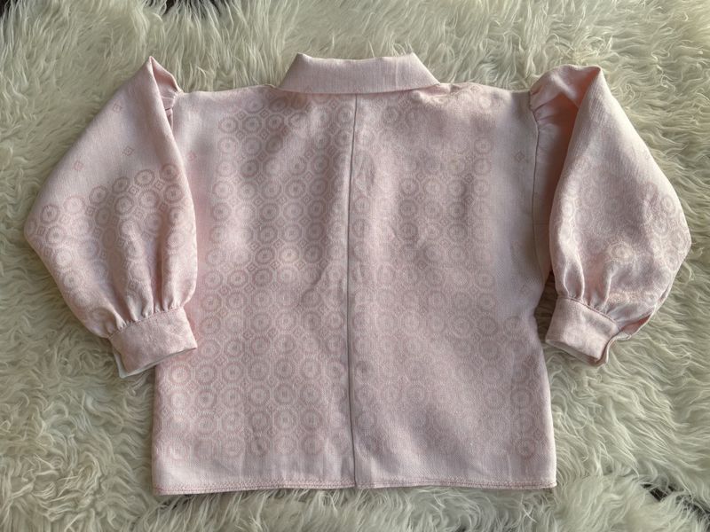 X SOLGT Festdraktskjorte Trine rosa damask