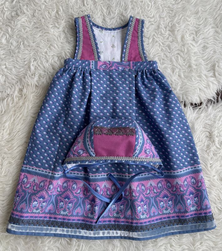 SOLGT Festdrakt Astrid liten blå Provence